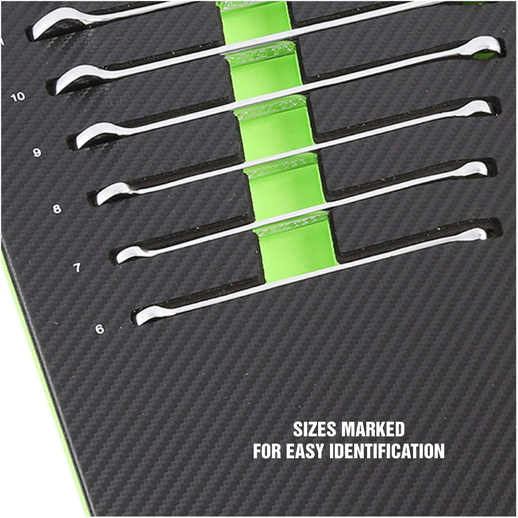 OEMTOOLS 23994 16PC Combo Wrench Set, Metric Wrench Set 6mm-22mm, Posi Grip Wrenches, Heat Treated Steel, Foam EVA Tray