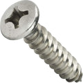 #10 x 1' - Self Tapping Sheet Metal Screws Oval Head Stainless Steel 1000 Pcs self Tapping Screws Metal B2B