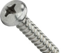 #12 x 2-1/2' - Sheet Metal Screws Self Tapping Pan Head Stainless Steel 250 Pcs self Tapping Screws Metal B2B