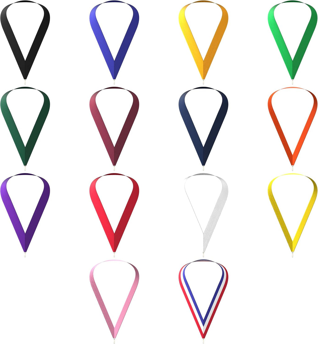 Express Medals Various Styles (Packs of 12 to 500) of Full Color Custom Logo Design Gold Silver Bronze Medals Trophy Award with Choice of Neck Ribbon Medal Trophies Gift Prize Tournament Awards