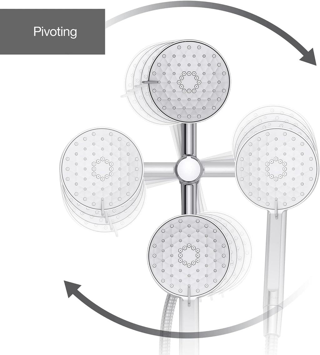 KOHLER K-23218-CP Awaken 2-in-1 Multifunction Shower Combo Kit, Durable Materials, Versatile Spray, Polished Chrome