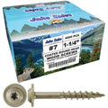 Round Washer Head 7 x 1-1/4' Sandstone - Full Box ~ 4000 Screws
