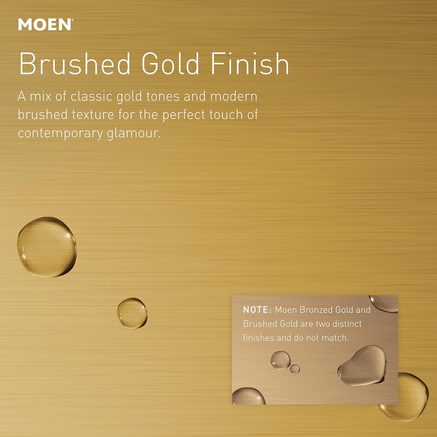 Moen YB0364BG Flara 4-Light Dual-Mount Bath Bathroom Vanity Light Fixture with Frosted Glass, Brushed Gold
