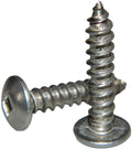 #12 x 1' - Truss Head Sheet Metal Screws Sq Drive Stainless Steel 500 Pcs self Tapping Screws Metal B2B