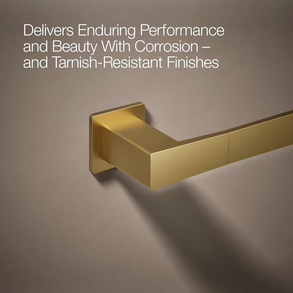 Kohler 26634-2MB Honesty® 24' Towel bar, Vibrant Brushed Moderne Brass