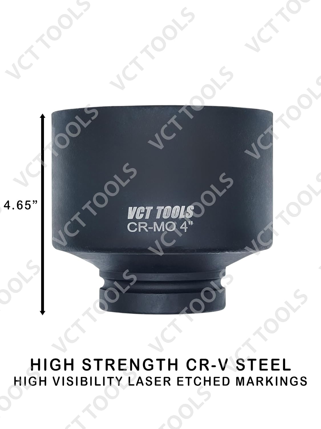 VCT 1' Drive Jumbo 6pc, Standard Impact Socket Set, Heavy-Duty 6-Point SAE 3-1/4' - 4'