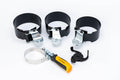 Baldwin Filter Wrench Set, Heavy Duty Alloy Steel, 5 Sizes from 2-3/4' to 5-5/8' (~ 65.1mm to ~ 139.7mm) for Fuel and Oil Change Maintenance Services (PKG400, PKG401, PKG403, PKG411 and PKG412)