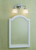Kohler Devonshire Bathroom Vanity Light Fixture, Wall Sconce Lighting, Position Facing Up or Down, UL Listed, 2 Light, Polished Chrome