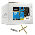 Power Pro Premium Exterior Wood Screws, #10 x 3 Inch All-Purpose Deck Screws for Outdoor Projects, T-25 Star Bit Included, Bronze, 1200 Pieces | 967780V4