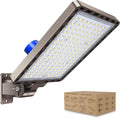 350W LED Parking Lot Light Outdoor:Arm Mount 52500LM Super Bright Dusk to Dawn LED Shoebox Lighting Commercial 5000K 100-277V IP65 Waterproof Wall Floodlights for Park,Stadium,Barn,Yard