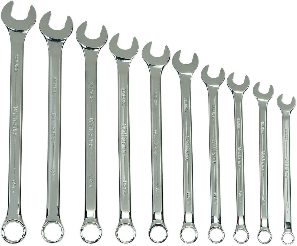 Williams MWS-10A 10-Piece Super Combo Wrench Set
