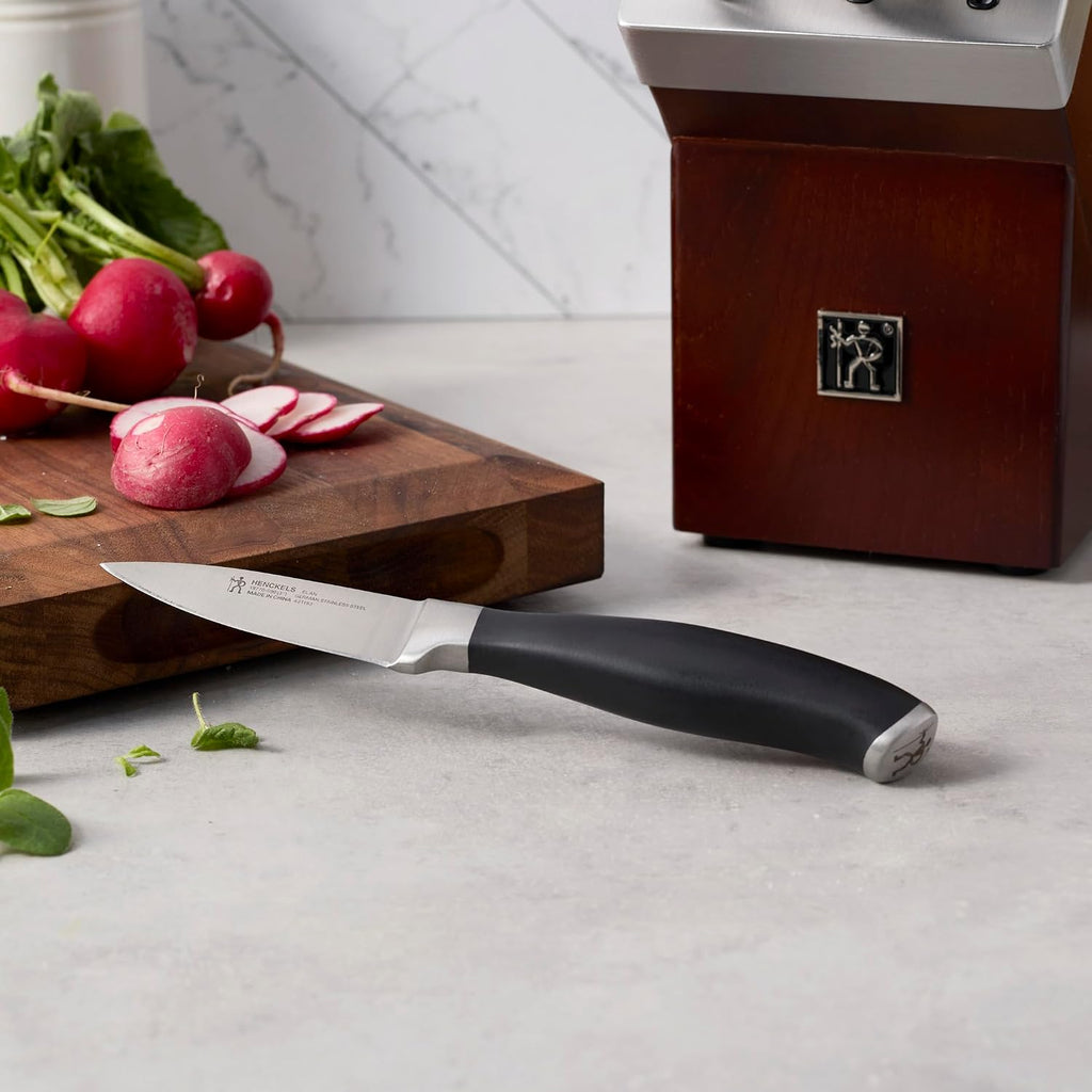HENCKELS Elan Knife Block Set, 7-pc, Matte Black