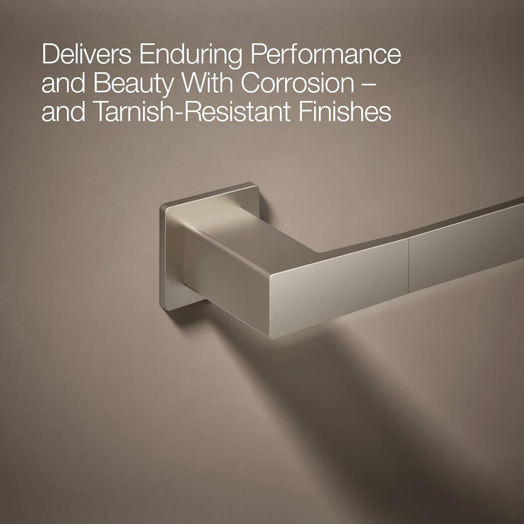 Kohler 26634-BN Honesty® 24' Towel bar, Vibrant Brushed Nickel