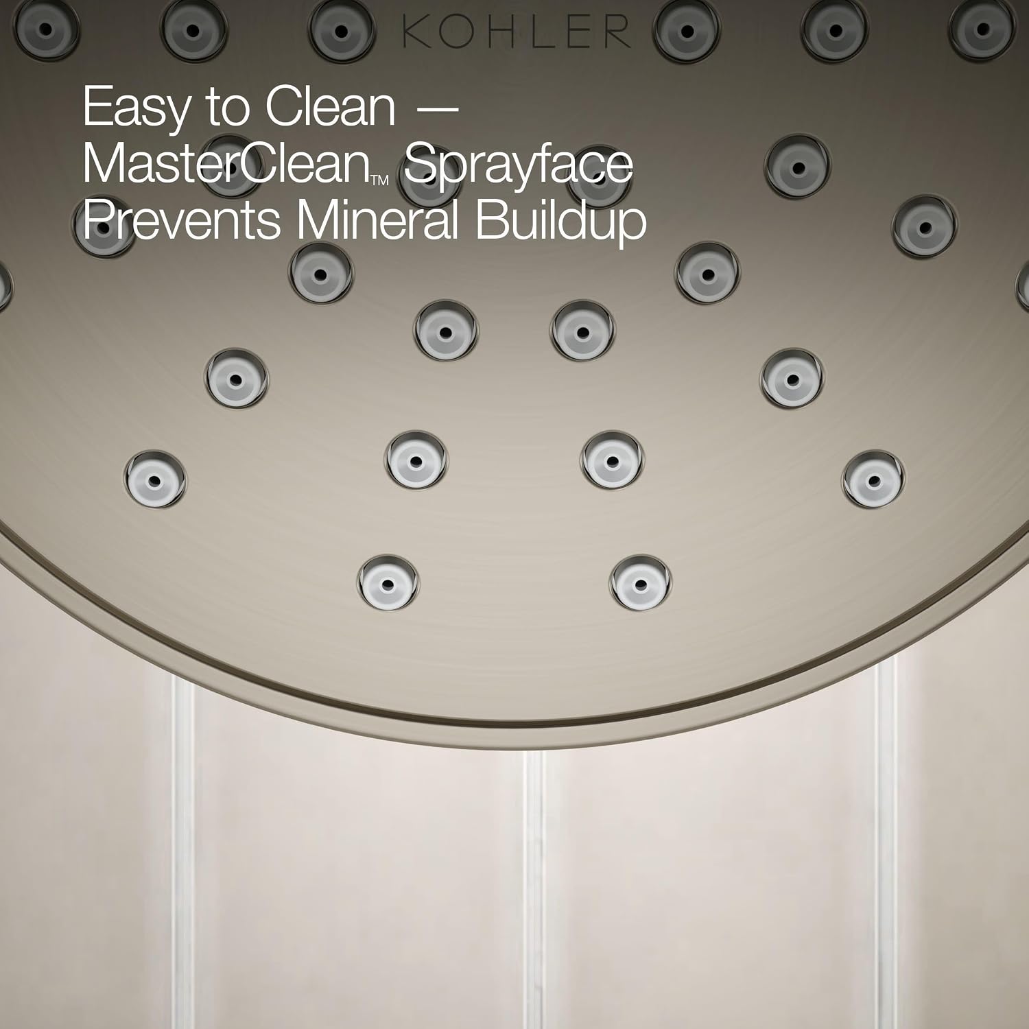 KOHLER TS35321-4G-BN, Elate Rite-Temp Shower Trim with Single Function 1.75 GPM Showerhead, Vibrant Brushed Nickel, Stylish Shower Upgrade, High Performance