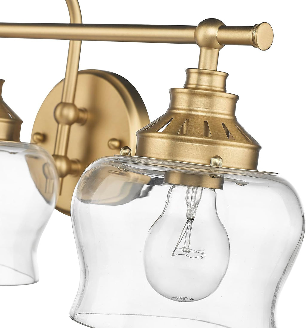 Golden Lighting Daphne 3-Light Brushed Champagne Bronze Bath Vanity 3610-BA3 BCB-CLR