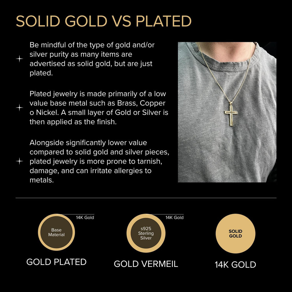 RP 14K Yellow Gold Miraculous Medal Necklace for Women & Men, Authentic & Pure Gold Pendant with 18' 14K Chain Necklace with Premium Jewelry Box, Stunning Miraculous Medal Virgin Mary Pendant Necklace, Subtle Size for Layering