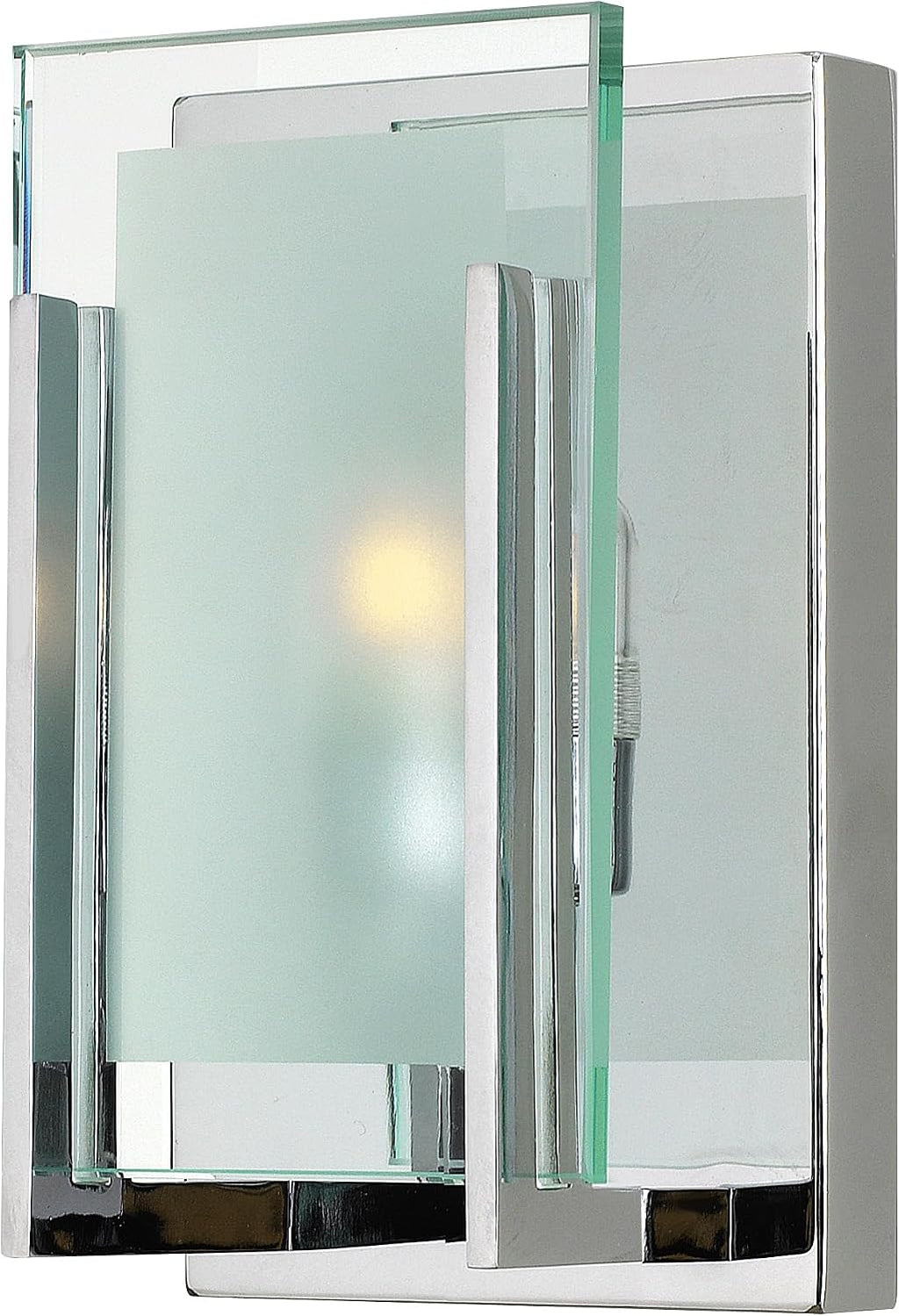 Hinkley Latitude One Light 60W G9 Bathroom Vanity Fixture, Chrome