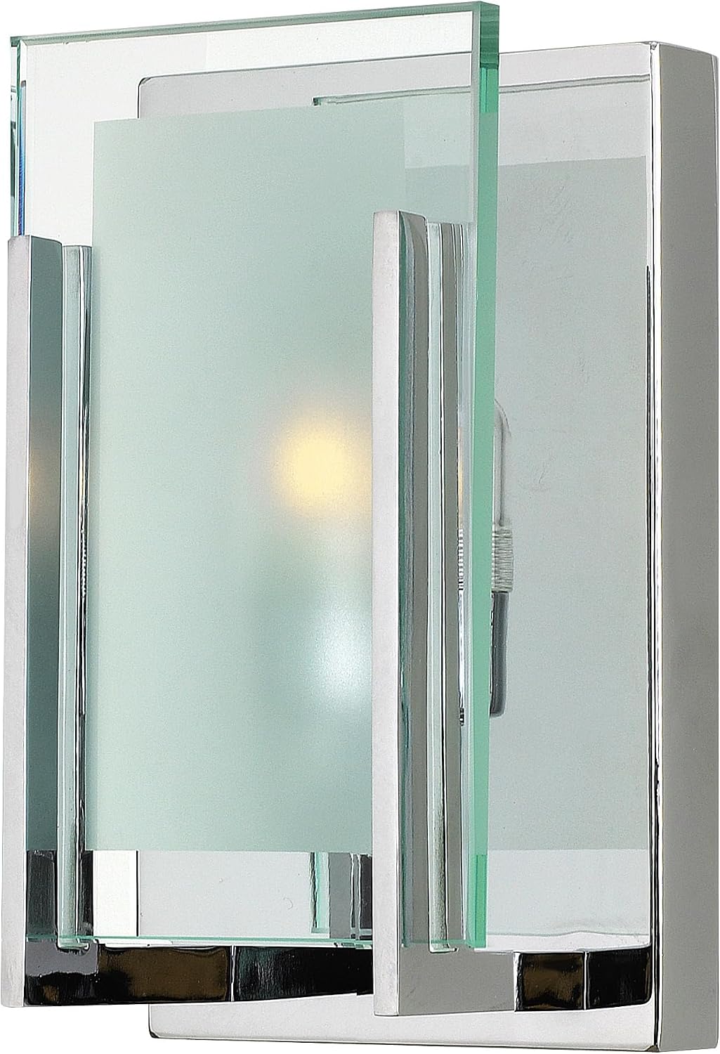 Hinkley Latitude One Light 60W G9 Bathroom Vanity Fixture, Chrome