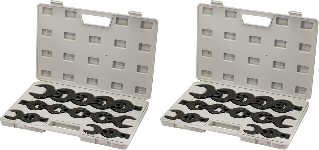 Titan 17298 14-Piece 1/2-Inch Drive SAE Jumbo Crowsfoot Wrench Set (Pack of 2)