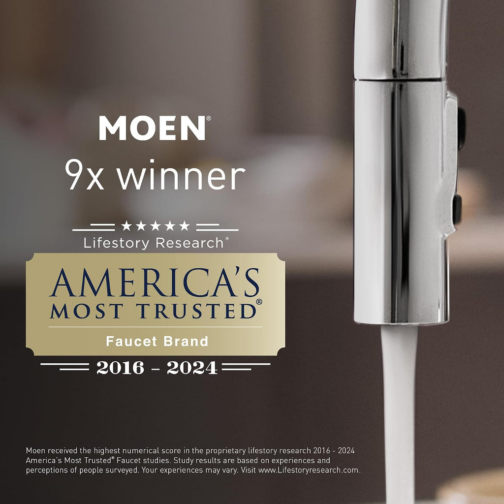Moen Brushed Nickel High Single Function Pressure Handheld Showerhead with 69-Inch-Long Hose and 24-Inch Slide Bar, 3668EPBN