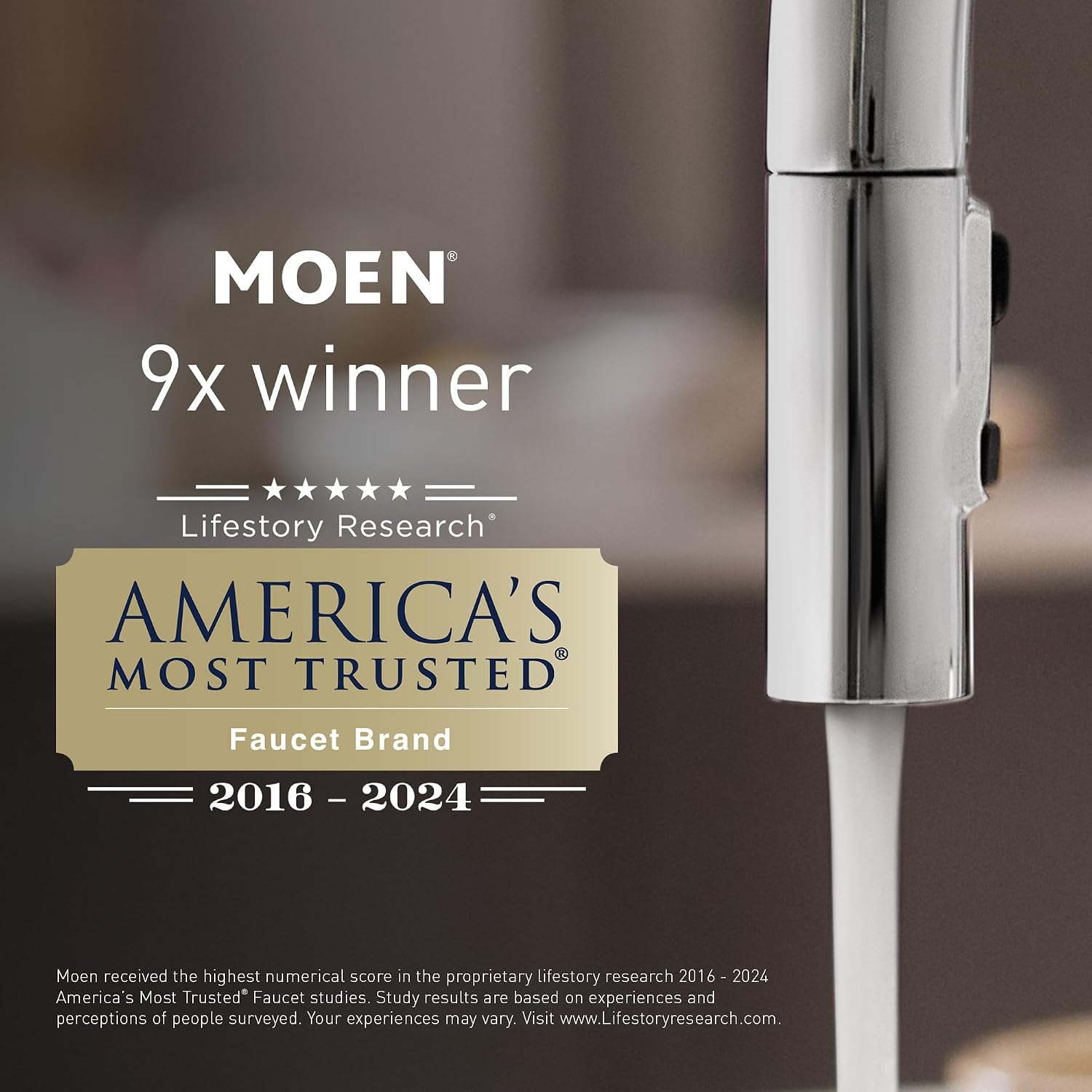 Moen Brushed Nickel High Single Function Pressure Handheld Showerhead with 69-Inch-Long Hose and 24-Inch Slide Bar, 3668EPBN