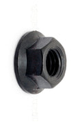 (Qty 100pcs) 1/2-13 Hex Flange Nut Grade 8 Plain Black Finish 1/2x13 Nuts 1/2 x 13 Hardware Fastener Kit Set RV7974S