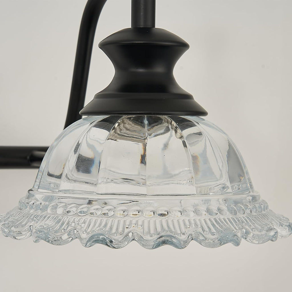 XIEDUN Black 7 Light Vanity Light Bathroom Light Fixtures