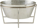 Santa Barbara Design Studio Champagne Buckets - Aluminum Ice Bucket/Tub with Removable Stand, Large, Silver