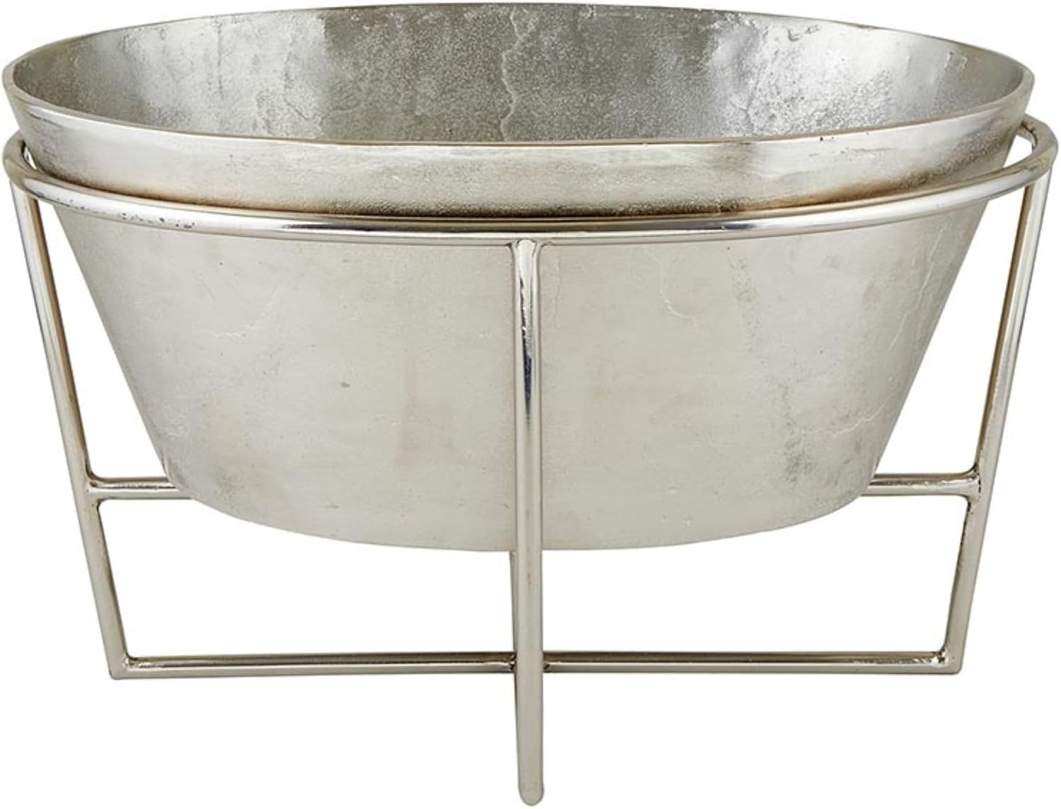 Santa Barbara Design Studio Champagne Buckets - Aluminum Ice Bucket/Tub with Removable Stand, Large, Silver