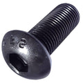 5/16-18 x 3' Button Head Socket Cap Screws Kit Hardware Black Oxide Alloy Steel Pack of 50 Fastener Set LS14364F