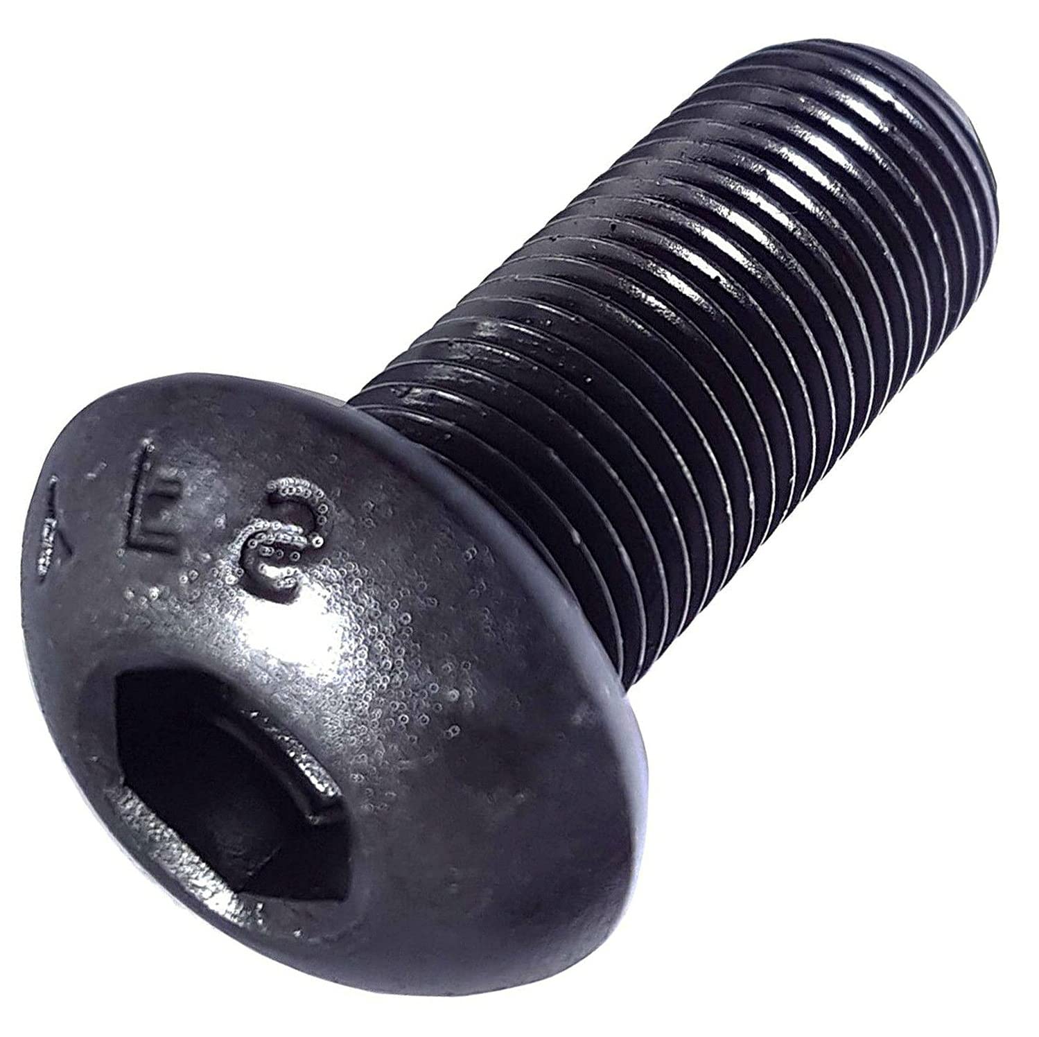 1/4-28 x 1/2' Button Head Socket Cap Screws Kit Hardware Black Oxide Alloy Steel Pack of 250 Fastener Set LS12423F