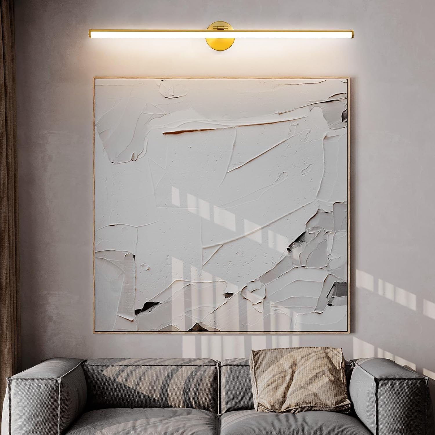 KAISITE Modern Bathroom Light - 39 Inch Dimmable 5CCT LED Vanity Light Bar for Restroom