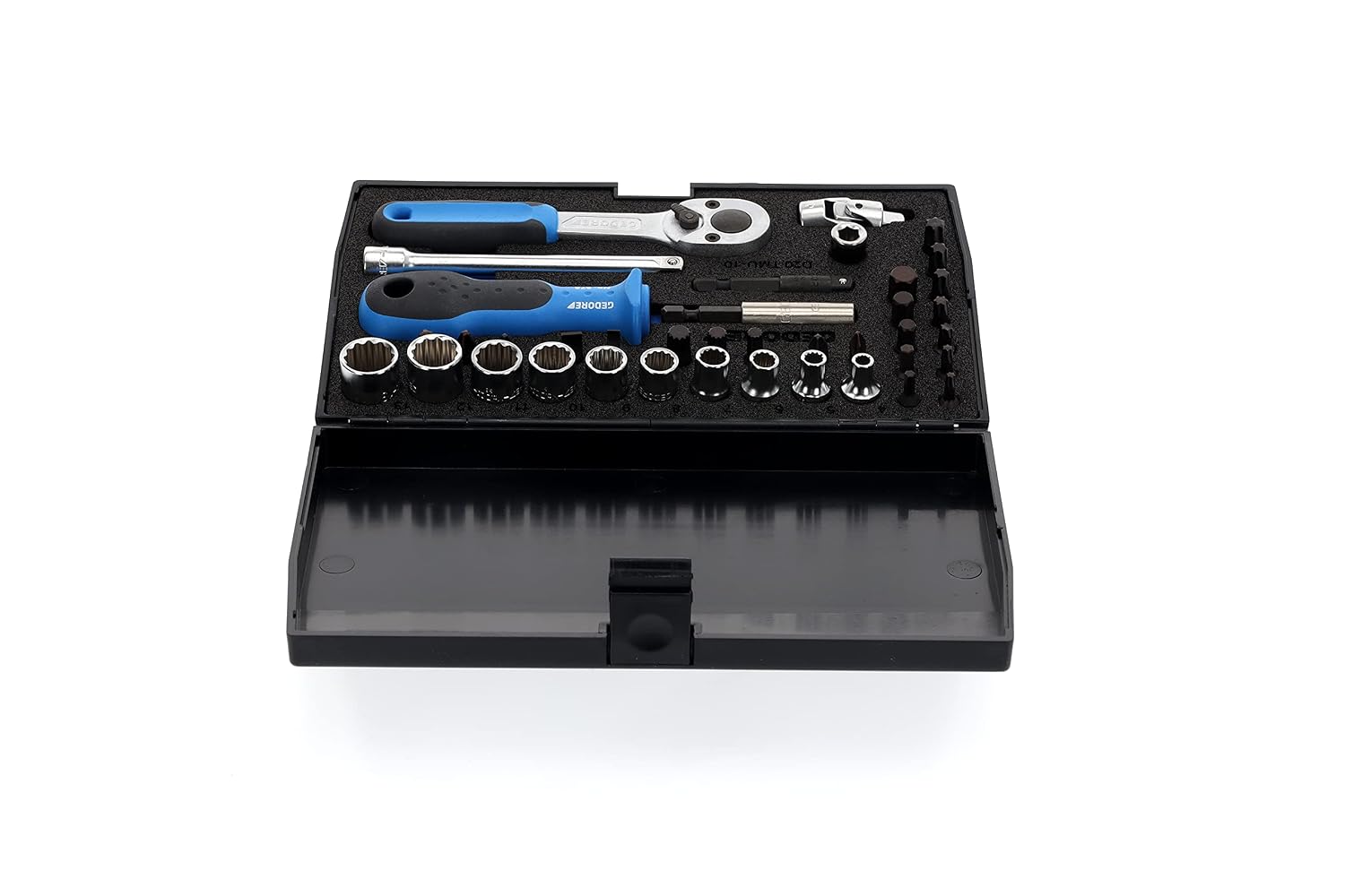 GEDORE D 20 TMU-10 Socket Set 1/4' 40 pcs UD-in-is-PH-PZ-TX