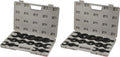 Titan 17299 14-Piece 1/2-Inch Drive Metric Jumbo Crowsfoot Wrench Set (Pack of 2)