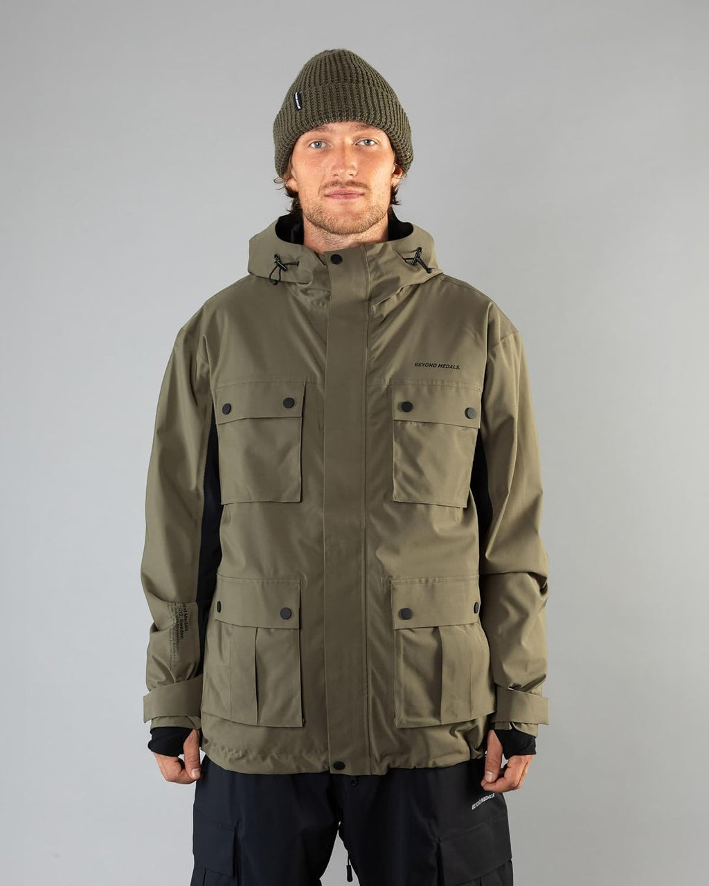 Beyond Medals Cargo Snow Sport Jacket