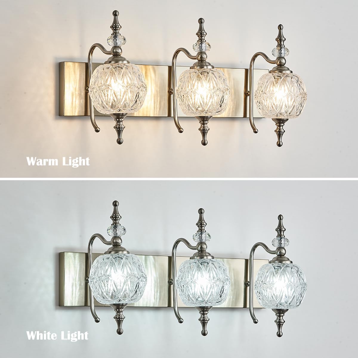 Brushed Nickel Vanity Lights Bathroom Vanity Light Fixtures Vintage 3-Light Bathroom Lighting Fixtures Over Mirror