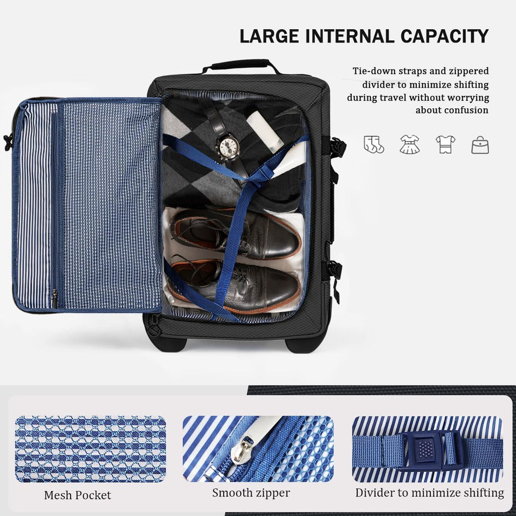 30'' Expandable Rolling Duffle Bag with Wheels,Expandable For Up to 15% More Space,Rolling Duffle Bag w/Handle,Carry on Luggage Travel Duffle Bags for Man Women#Black