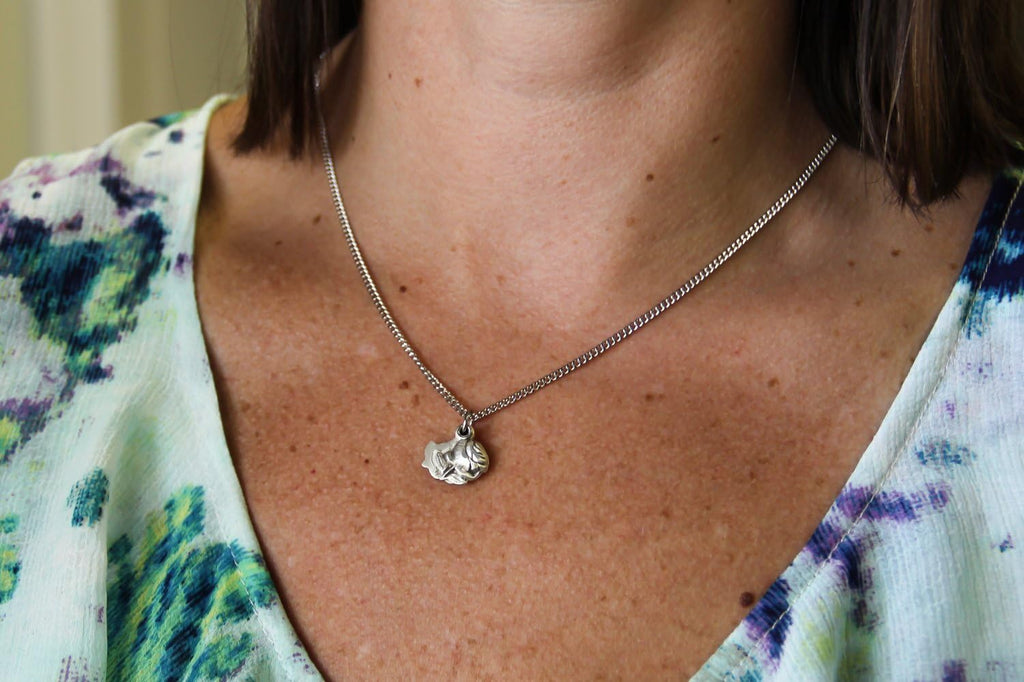Heartland Women's Sterling Silver Triple Slide Rose with Miraculous Pendant + USA Made + Chain Choice