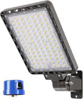 240W LED Parking Lot Light, 36000LM 5000K Adjustable Wall Mount Security Flood Lights with Dusk to Dawn Photocell, IP65 Waterproof Shoebox Light for Street, Yard