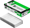 meite 16 Gauge Finish Nails 1-1/2 Inch Galvanized 16GA Straight Finish Nails for Finish Nailer Gun on Cabinet Baseboard Crown Molding Woodworking, 500PCS x 50 Boxes