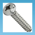 #10 x 2-1/2' - Sheet Metal Screws Self Tapping Pan Head Stainless Steel 250 self Tapping Screws Metal B2B