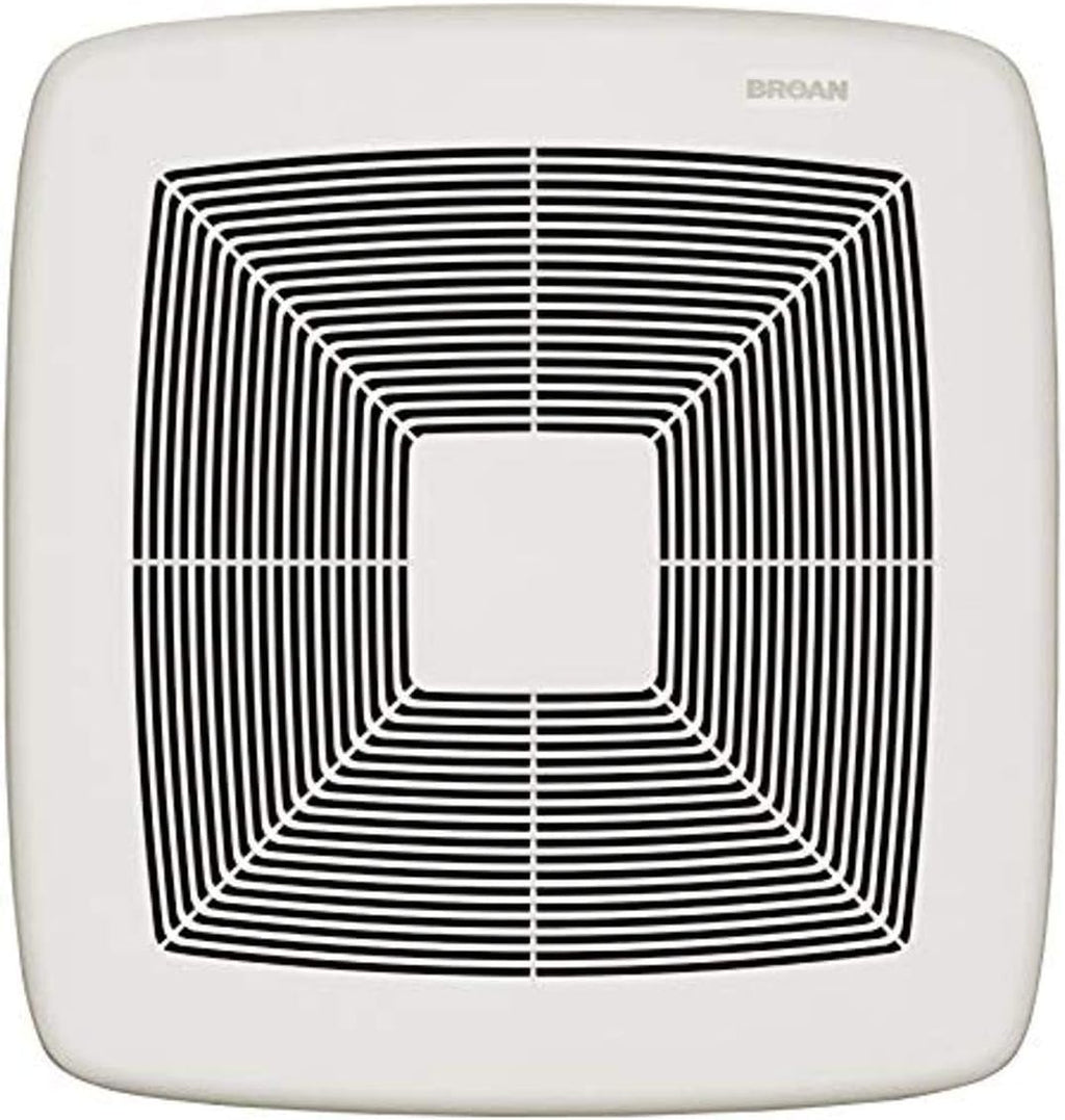 Broan-Nutone RB110 ULTRA PRO™ Series Single-Speed Exhaust Fan, Ventilation Fan with Room-Side Installation, ENERGY STAR® Certified, 0.6 Sones, 110 CFM, 1.2 x 1.2 x 1 inches, White