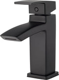 Pfister LG42DF1B Kenzo Single Control 4' Centerset Bathroom Faucet, Matte Black