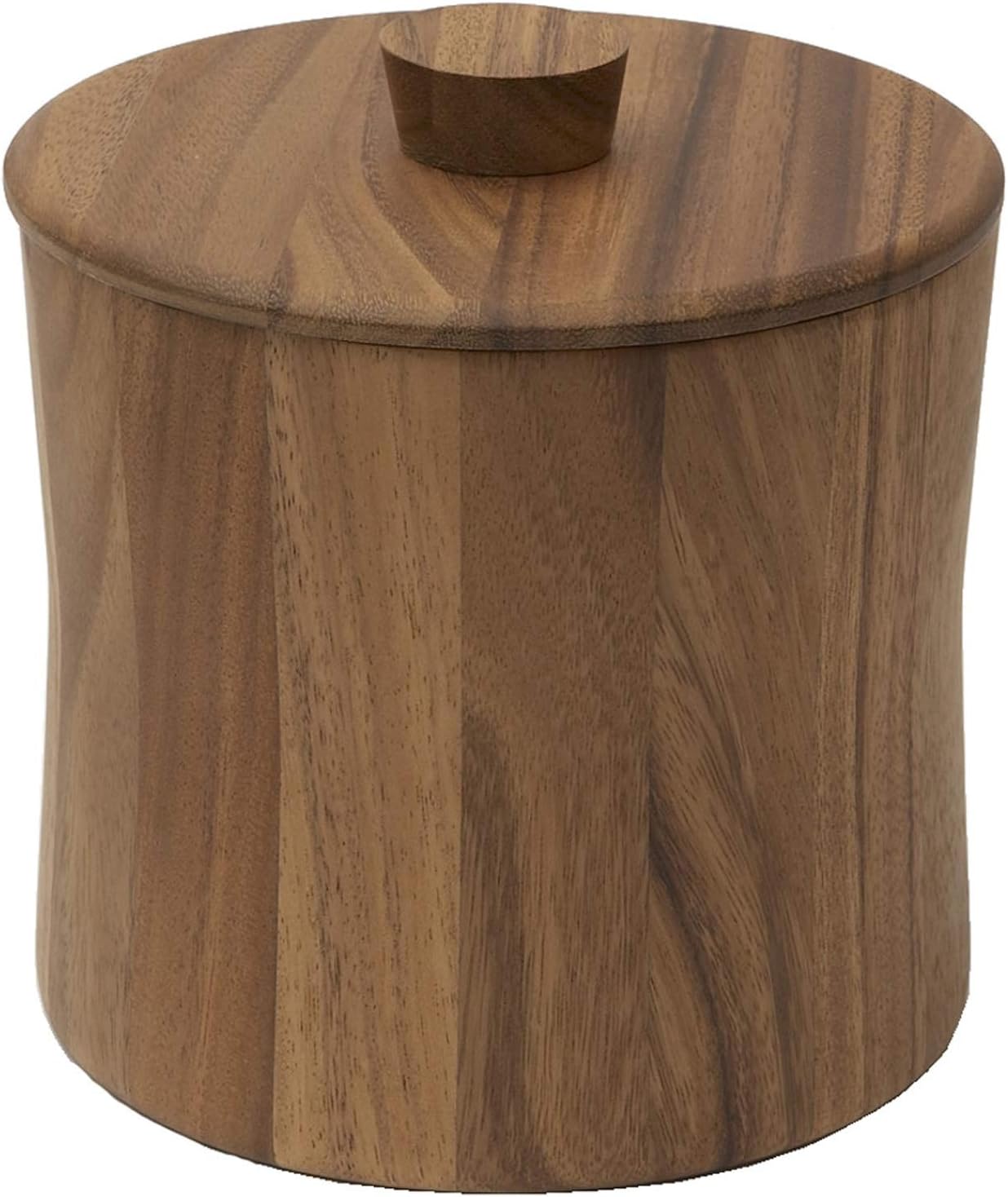 Woodard & Charles Acacia Wood Ice Bucket - 3 Quarts, 8' x 8 1/2' - ★★Pack of 4★★