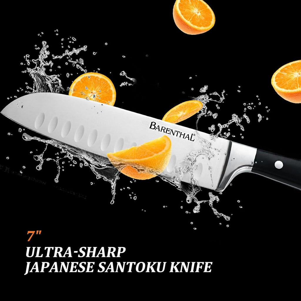 Knife Set，17 Pieces Knives Set with Block for Kitchen ，Dishwasher Safe Razor-Sharp German Stainless Steel Kitchen Knife Set with Ergonomic Handle，with Gift Box