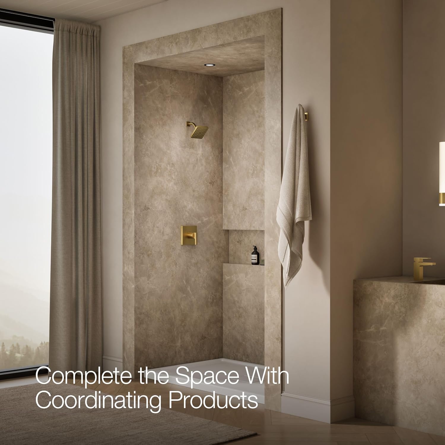 KOHLER Honesty Rite-temp Shower Trim With 2.5 Gpm Showerhead And Lever Handle