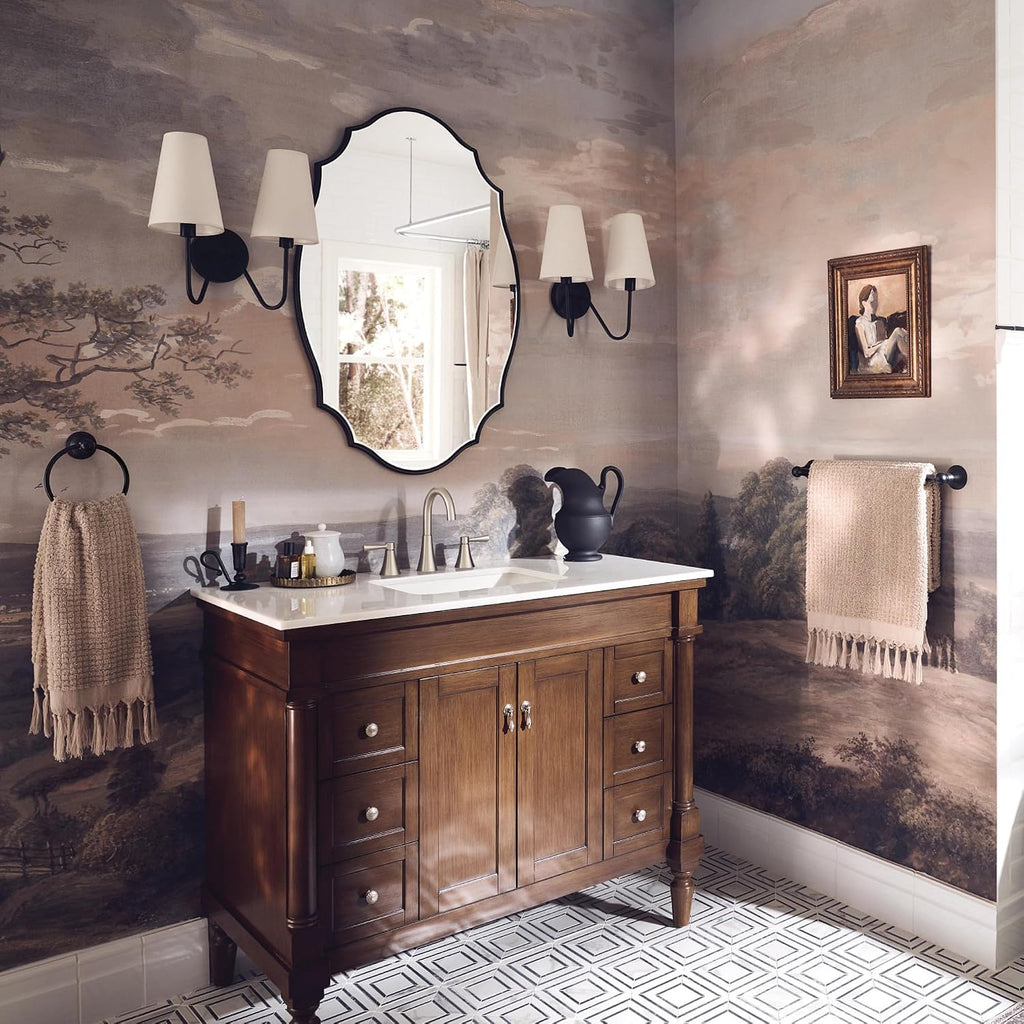 Moen Ronan Spot Resist Brushed Nickel Single-Handle Modern Tub and Shower Faucet with Round Handheld Rain Shower Spray Head Featuring Magnetix, Valve Included, 82021SRN