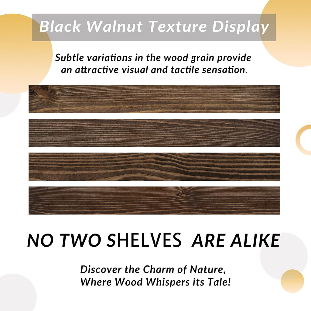 Floating Shelves 60 inch Long for Wall, Rustic Wood Wall Mounted Shelves for Living Room Kitchen,Fireplace Mantel Shelves 60 inch,with Sturdy Metal Hidden Bracket,60x8x2-1 PCS -Walnut