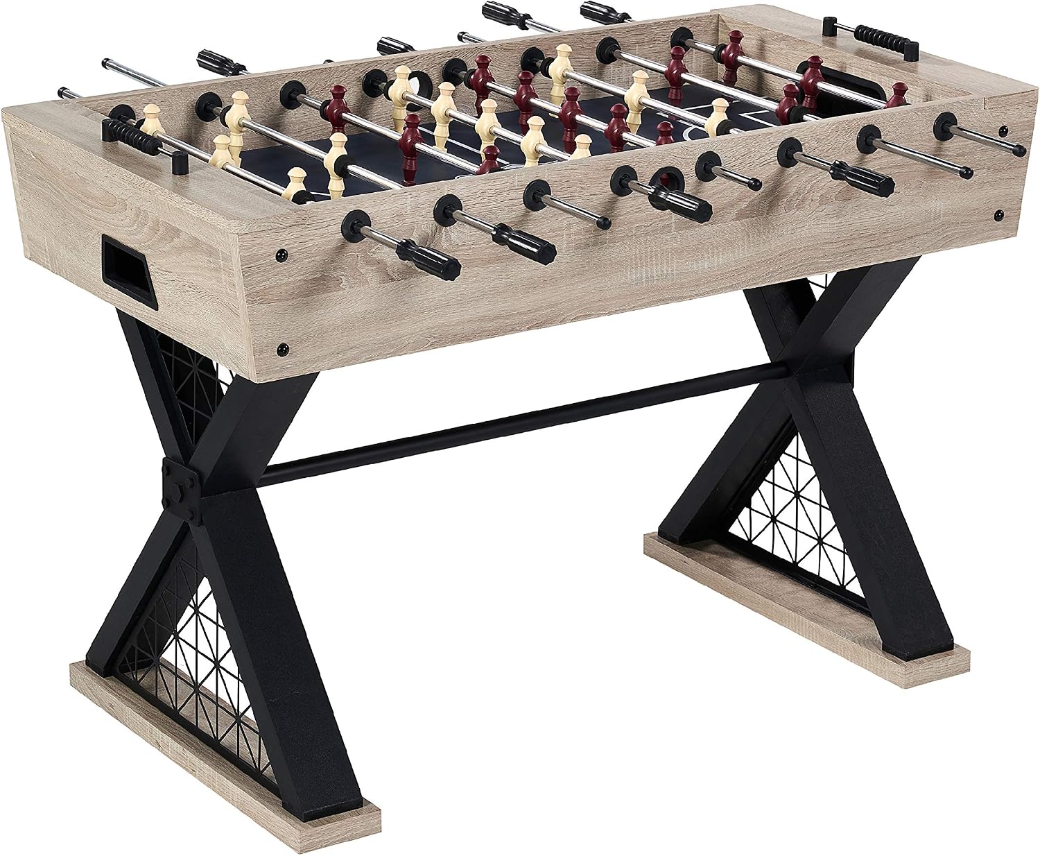 Barrington Foosball Multiple Styles Soccer Foosball Tables, Durable & Stylish Designs with Tabletop Sports Soccer Balls, Perfect for Family Game Rooms