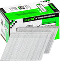 meite 16 Gauge 20 Degree Angled Finish Nails 2-1/2 Inch Leg Galvanized No-rust Finishing Nails for Finish Nailer Gun - Cabinet Crown Baseboard 10,000PCS